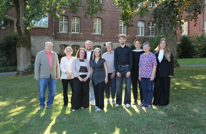 Gruppenfoto mit Kollegium.