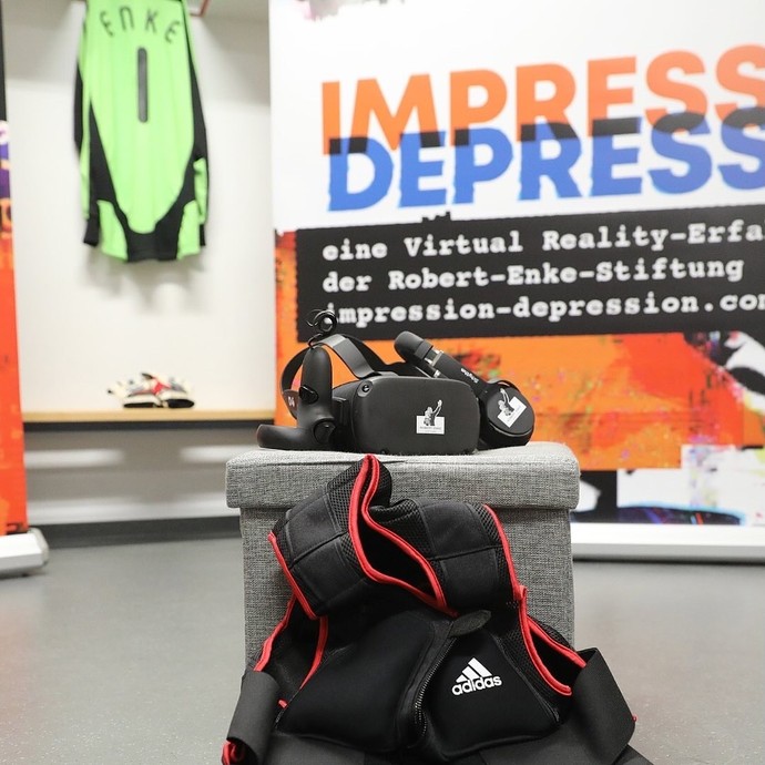 Zu Besuch in Marsberg war die Robert Enke Stiftung. (vergrößerte Bildansicht wird geöffnet)